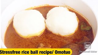 DISCOVER EASIEST WAY  TO MAKE SOFT AND STRETCHY  RICE BALLS (OMOTUO) #OMOTUOSPECIAL #GHANASTYLE screenshot 4