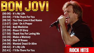 Bon Jovi Greatest Hits Playlist Full Album ~ Best Of Rock Rock Songs Collection Of All Time