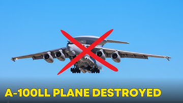 Russian laboratory plane A-100LL DESTROYED