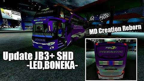 Update Full Led! Mod Bussid Jetbus 3+ SHD | Bussid v2.9.2