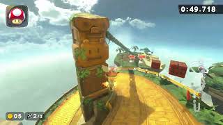 Great ? Block Ruins - 2:02.216 - SpeZy 🇬🇧 (Mario Kart World world record) screenshot 4