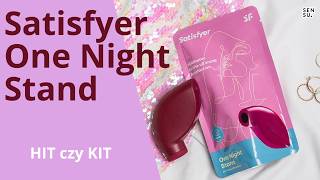 Satisfyer One Night Stand 🔥 Kompaktowy stymulator na każdą okazję