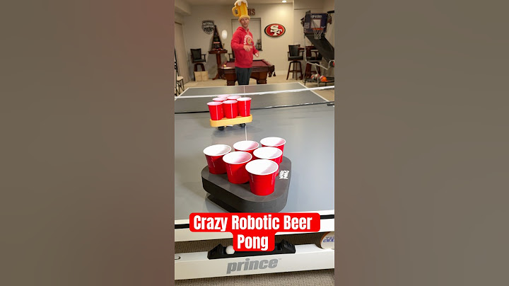 Crazy Robotic Beer Pong Is The Most FUN Way To Play