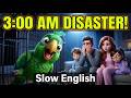 The New Parrot— Family Chaos to Dinner Hero | Easy English Listening Story for Beginners (A1-A2)