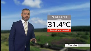 Weather images, extreme heat, pollen & just like the buses (UK) - BBC & ITV weather - 22 July 2021