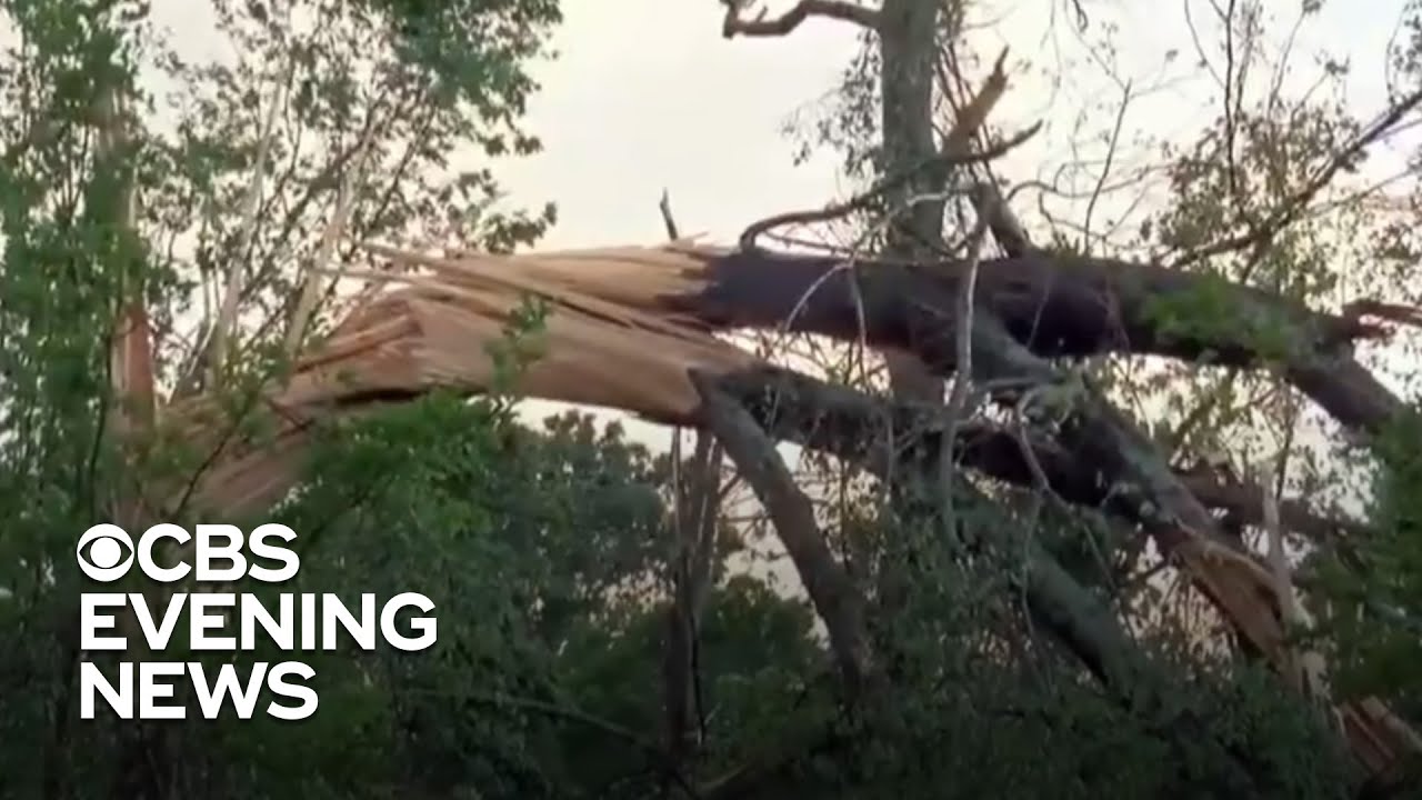 South ravaged by tornadoes as more severe weather looms - YouTube