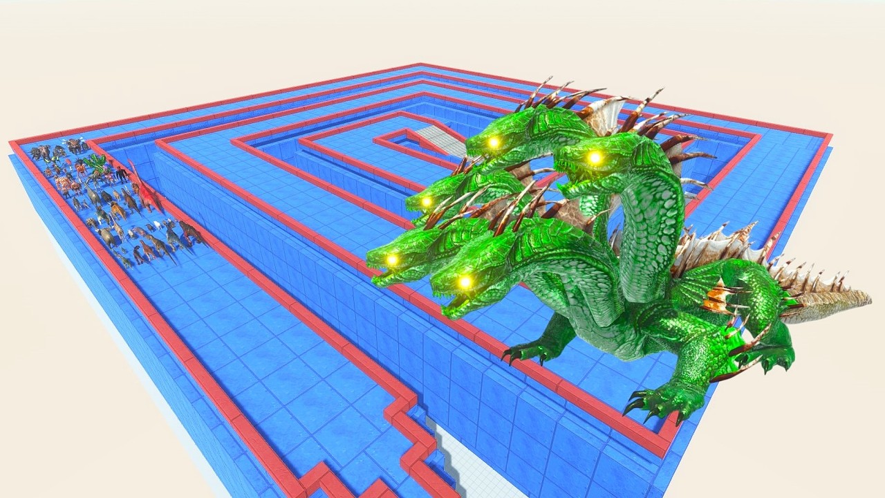 ESCAPE FROM ALIEN HYDRA #9 - Animal Revolt Battle Simulator - ARBS