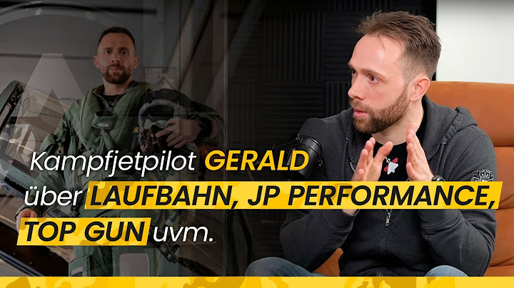 Kampfjetpilot Gerald über seine Laufbahn, JP Performance, Top Gun uvm.