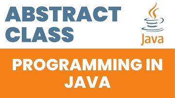 Abstract Class in Java | JAVA Complete Course.