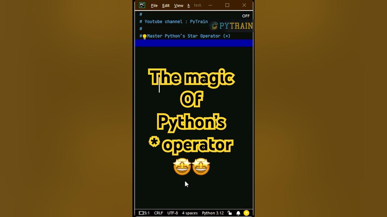 The Magic of Python's * Operator Explained! #coding - YouTube