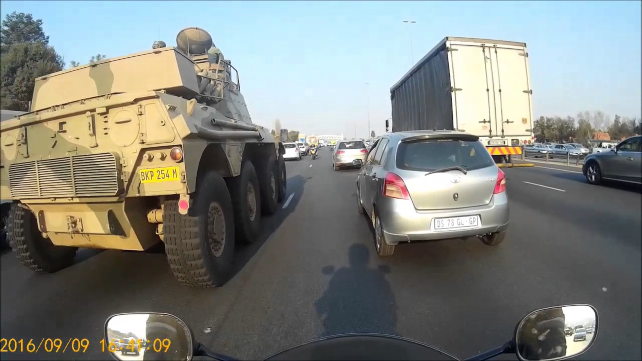 Tank spotted on Highway YouTube