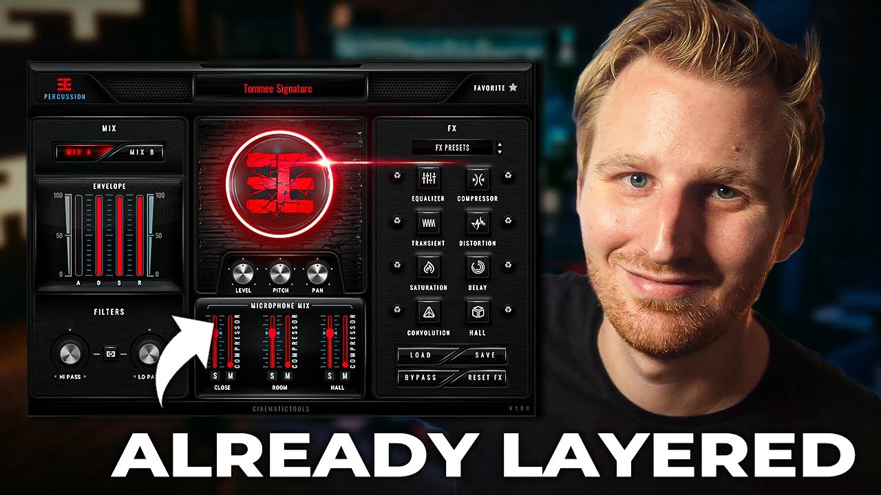 Tommee Profitt Percussion is EPIC (and Easy To Use) - YouTube
