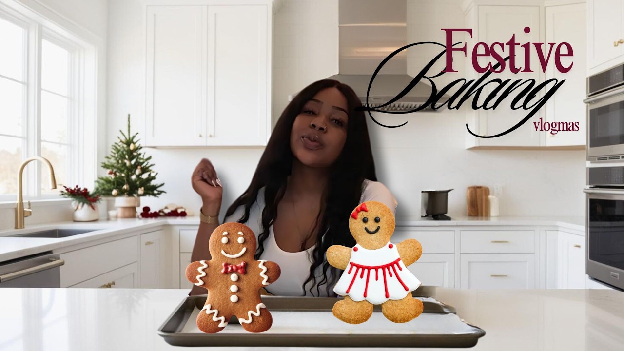 Baking Sweet Dreams: My Gingerbread Man | Vlogmas Series 🎄🏠