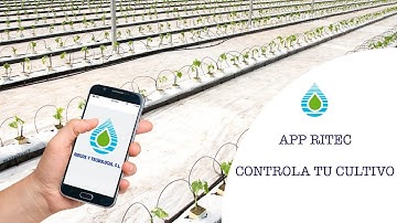 APP RITEC:  Controla tu riego y clima con nuestra aplicación móvil