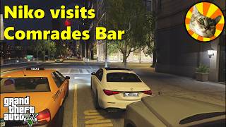 Niko drives to Comrades Bar | GTA V driving roleplay