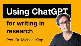 Using ChatGPT for writing in research