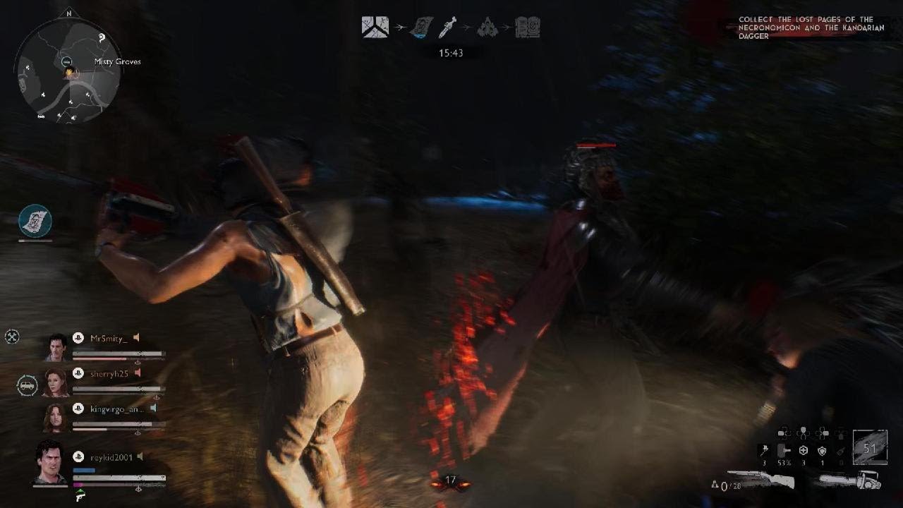 Evil Dead: The Game ( Army of Darkness Ash ) Gameplay