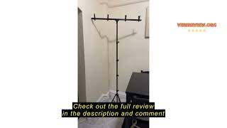 Review Coliflor T-Shape Portable Backdrop Stand – 8x5.2ft Adjustable Photo Background Stand Kit, Stu