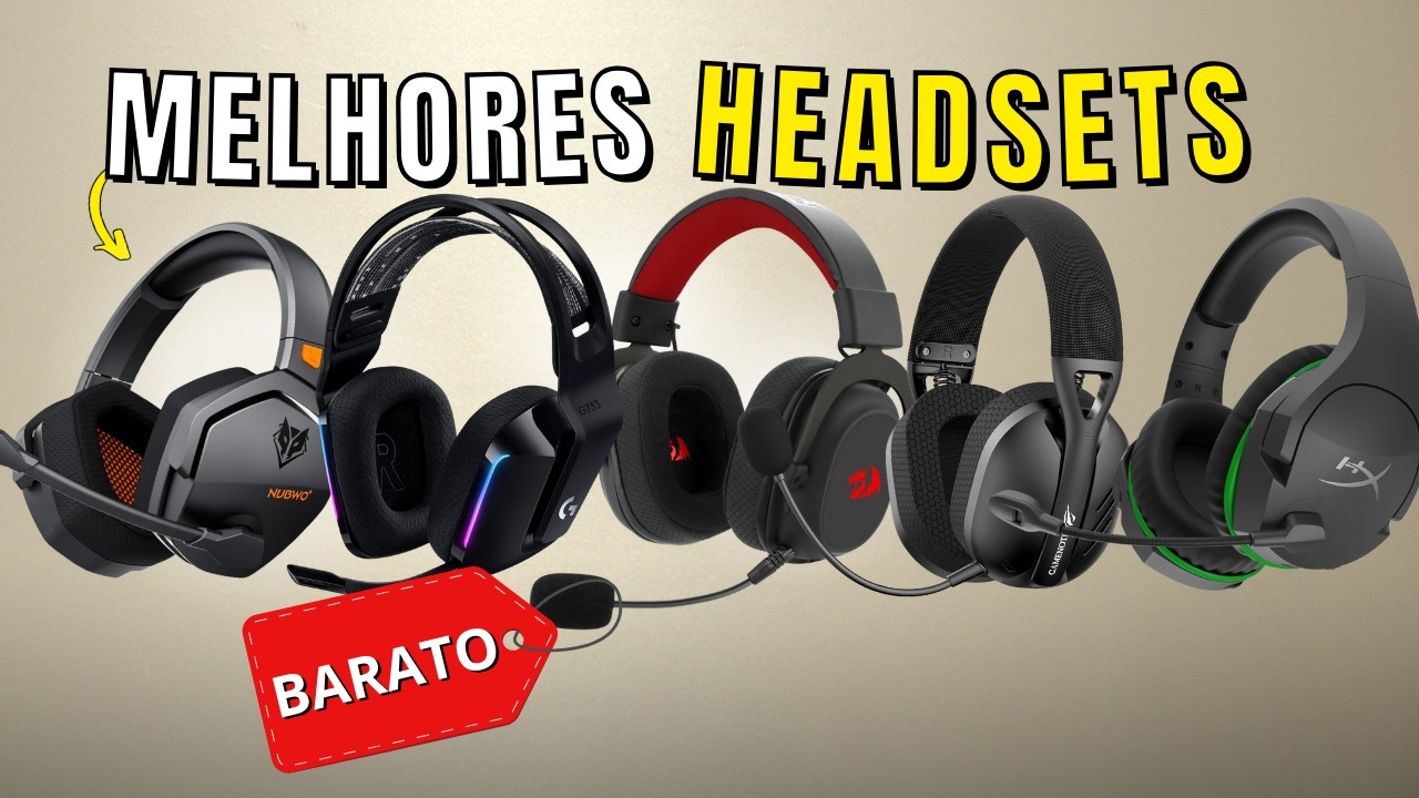 TOP 5 Melhores HEADSET GAMER SEM FIO em 2026! (CUSTO BENEFICIO) - YouTube