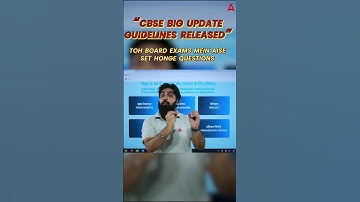 CBSE BIGGEST UPDATE😨 CBSE Released Guidelines for Competency Based Questions #shorts #cbsebigupdate