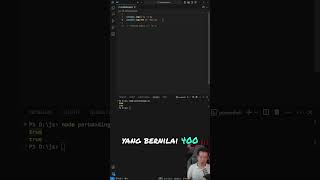 Apa Perbedaan Operator Perbandingan dengan Operator Identik #skysen #coding #javascript