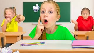¡Travesuras en Clase! Nastya y sus Amigos en la Escuela | Video Infantil 1 Hora