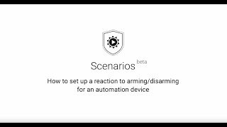 AJAX SCENARIOS: HOW TO SET UP A REACTION TO ARMING / DISARMING FOR AUTOMATION DEVICE