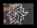 Star Rangoli Design 🖌️🖌️ ❇️ [7 ; 4 Dots]. rangoli ❇️R10