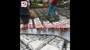 Thi công sàn phẳng lõi rỗng S.VRO