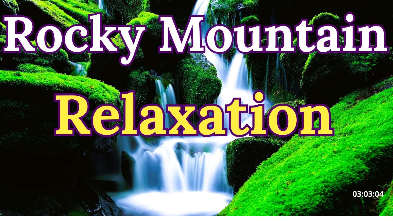 Soothing Rocky Mountain Waterfall: Relaxing White Noise for Sleep