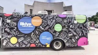 Brooklyn Public Library Presents  The Bookmobile Vinyl Wrap