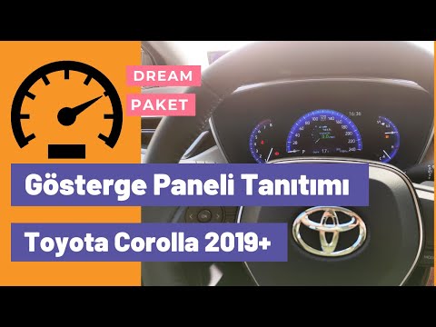 Toyota Corolla 🌡️ 2019 - 2020 - 2021 Gösterge Paneli Tanıtımı