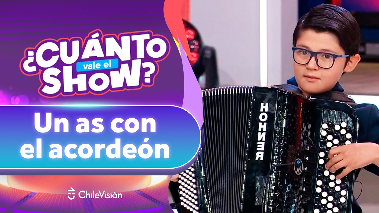¡CON DIFERENTES CANCIONES! Dante Chávez encantó con su talento en el acordeón - Cuánto Vale El Show