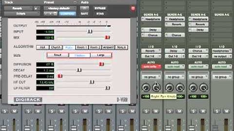 Pro Tools 9 Tutorial - Automating Plugin Parameters