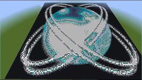 The ReactOS logo and desktop in Minecraft