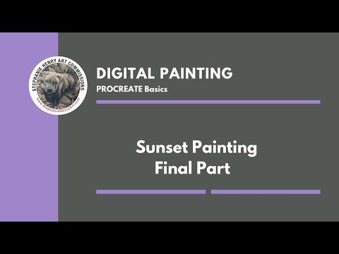 Procreate Basics - Sunset Painting Final Part
