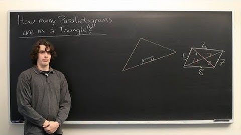 How Many Parallelograms Are in a Triangle? : High School Math