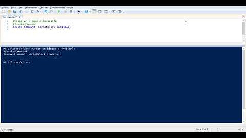 Arrancar procesos en PowerShell
