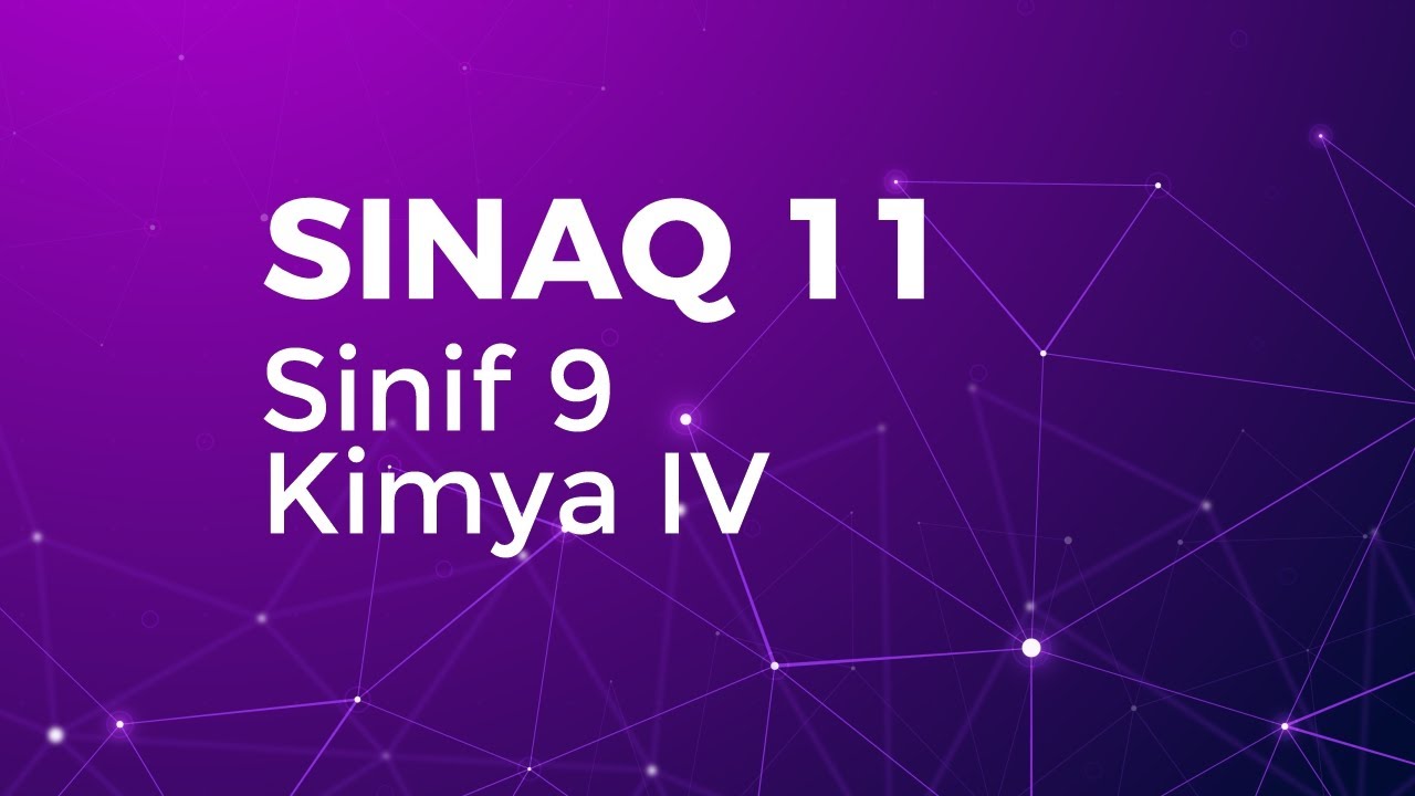 Kimya IV 9-cu sinif  Güvən Sınaq 11 Qrup fənləri üzrə