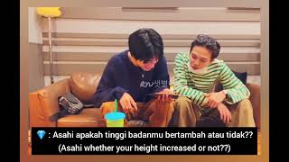 [TREASURE] vlive 220713 "is Asahi's height now increasing???🤔🧐" Content