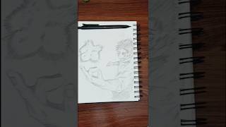 Watch till the end ! Yuta Drawing from#Jjk #anime #drawing
