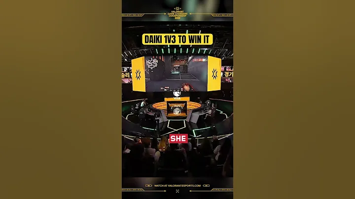 Clutch 1v3 to win the series by daiki! 😤 #valorant #shorts #vctgamechangers