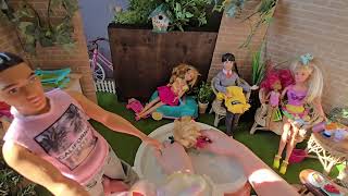 Barbie Ken And Family Enjoy A Bbq On A Beautiful Day