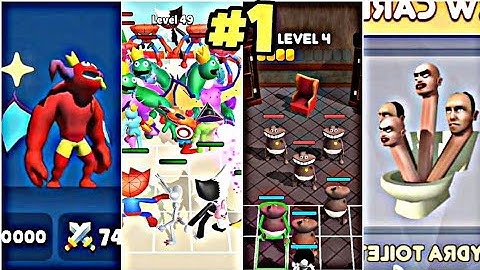 Merge Master Rainbow run || Rainbow run vs bambam monster || Max Level ||  MONKEY BEAST GAMING