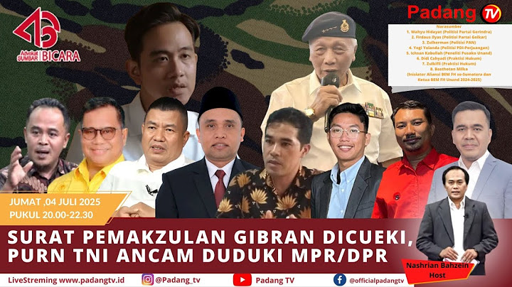 🔴 LIVE : Advokat Sumbar Bicara : DPR Bungkam, Pengaruh Jokowi Masih Kuat??? Ini Respons Publik...