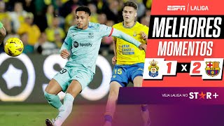 Thumbnail for VITOR ROQUE ESTREOU! | Las Palmas 1 x 2 Barcelona | Melhores Momentos
