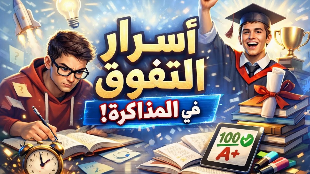 اسرار التفوق في المذاكرة _ لي تذاكر اصلا  | اكتر فيديو هتحتاجو ليله الامتحان 🤩⚡