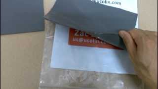 Silicone rubber sheet for glass laminator solar laminator
