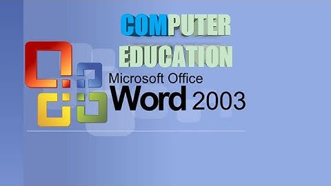 How to Learn Microsoft word 2003 Edit Menu