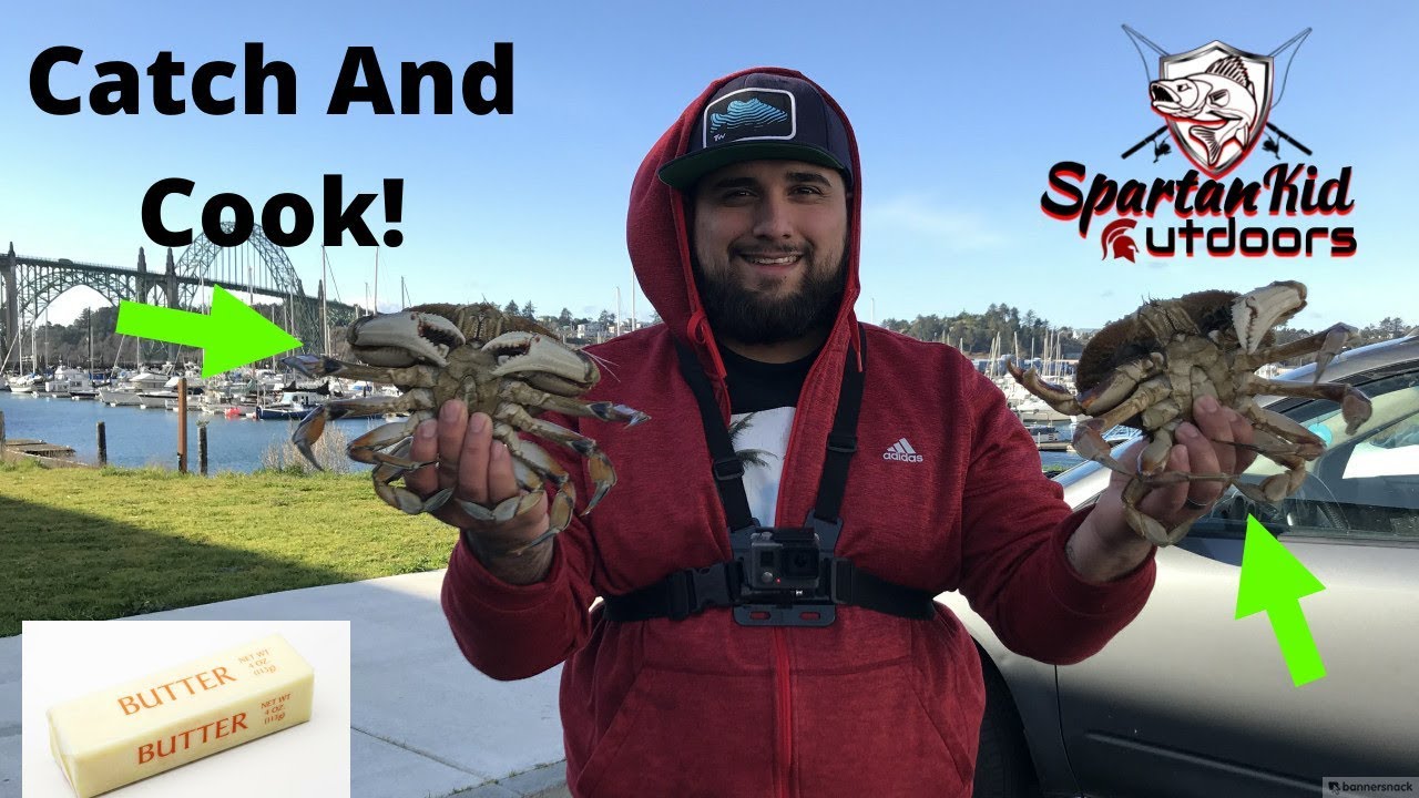 CATCH AND COOK Dungeness crab Newport, Oregon (under water footage!?) YouTube